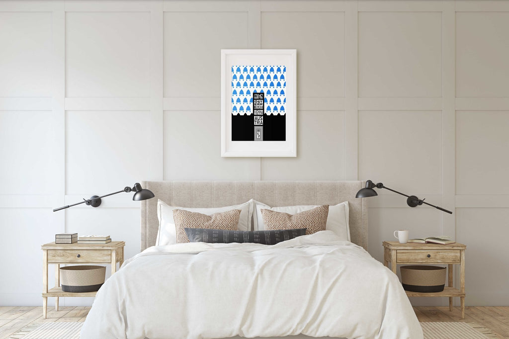 Vienna Jugendstil Inspiration Travel Poster Print, Wien Österreich Austria European Culture, Bold Graphic Pattern, Home & Office Wall Art Decor - Artwork by Lili