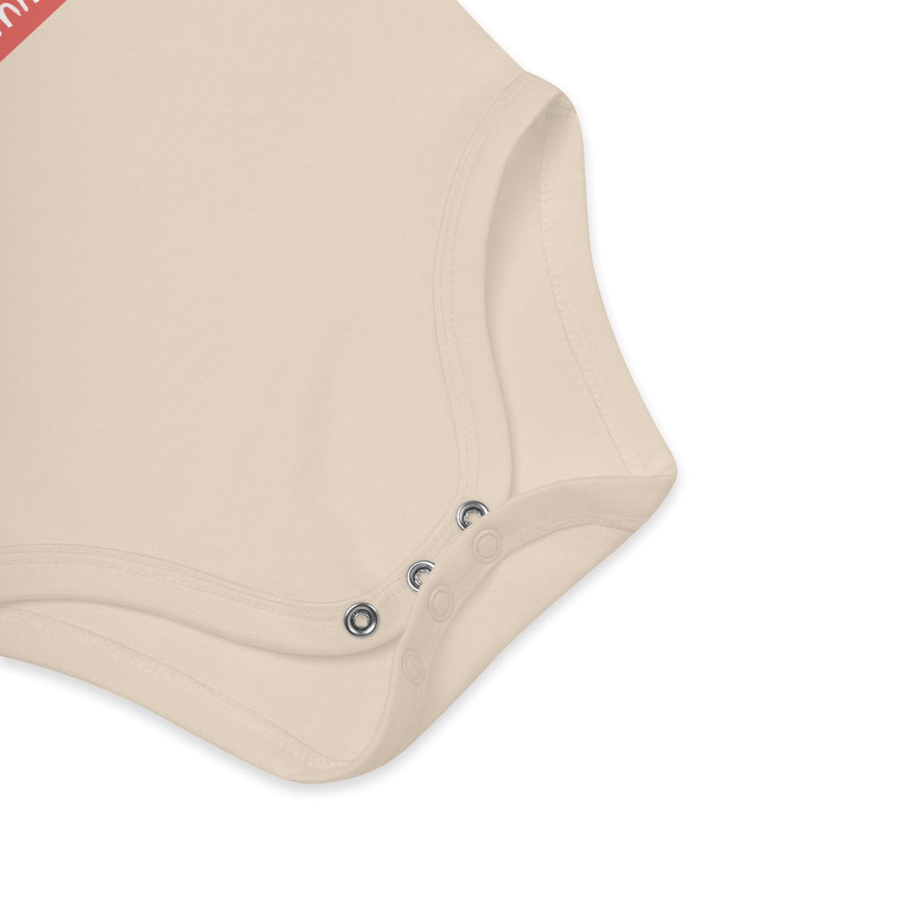 World Traveler (in Training) Organic Cotton Baby Bodysuit - Artwork by Lili